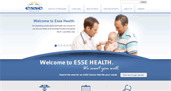 Desktop Screenshot of essehealth.com