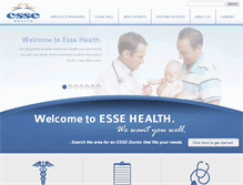 Tablet Screenshot of essehealth.com
